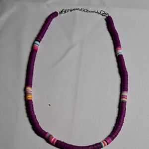Purple Beaded Necklace